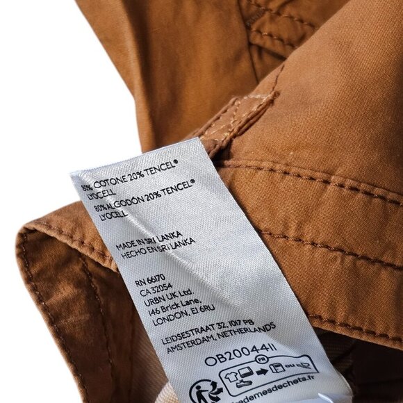 Anthropologie Pilcro Womens Tactical Utility Pants Size Large Tie Bottom NWT - Picture 10 of 11